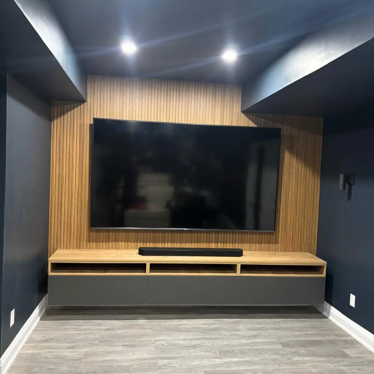 Elegant Custom TV Wall Unit in Caledon by William Millwork