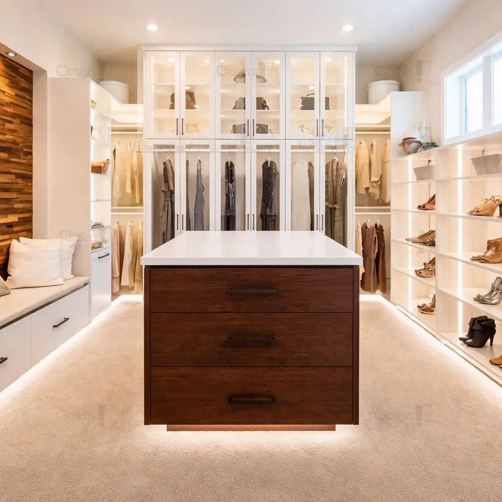 walk-in closet Vaughan custom closet design