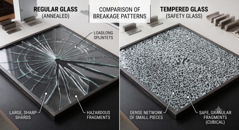regular glass vs tempered glass comparison